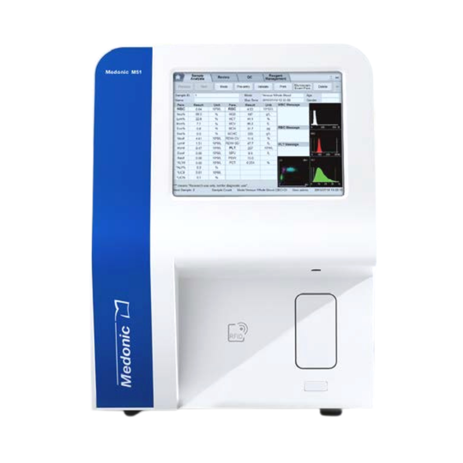 Medonic M51 is 5-part hematology analyzer.