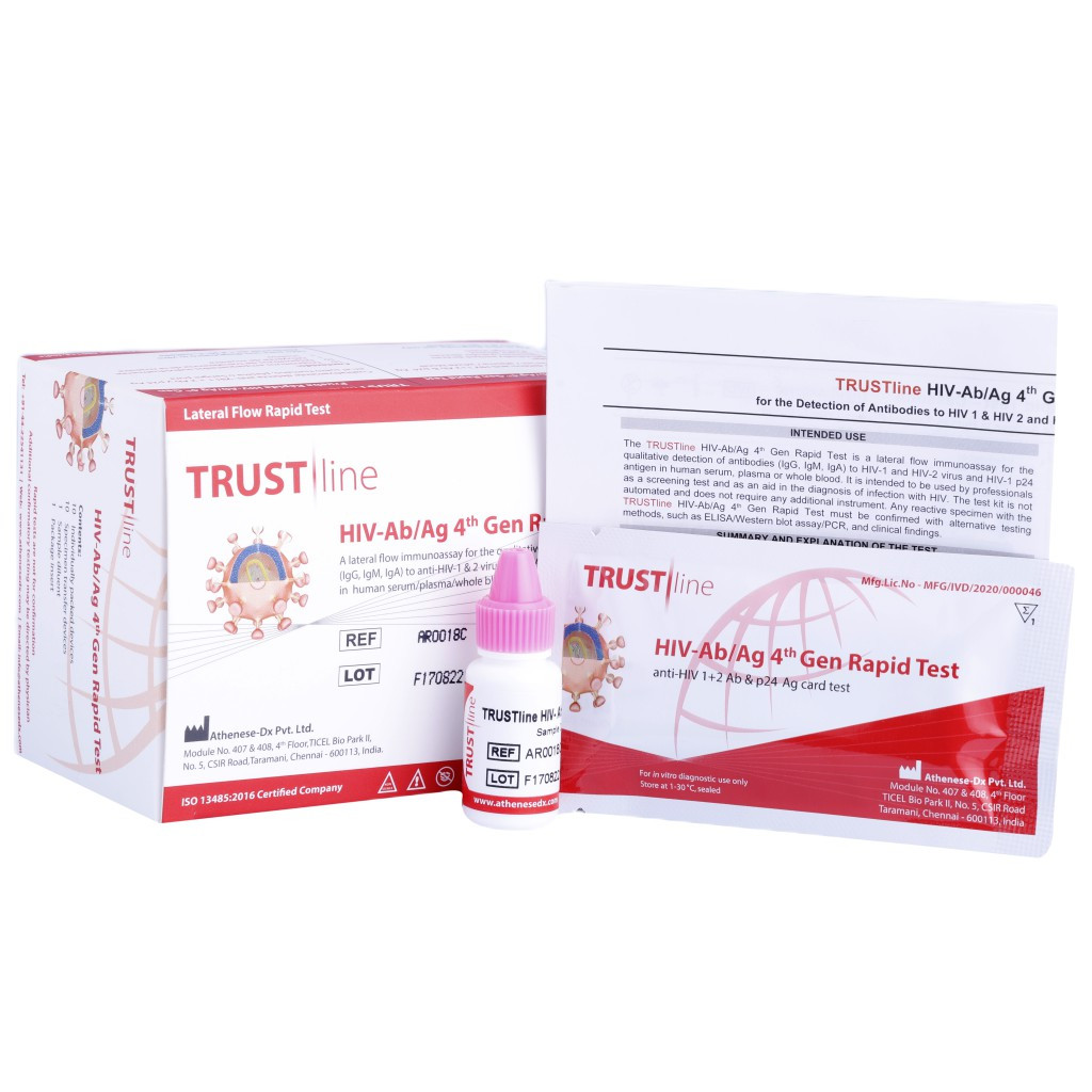Trustline HIV-Ab/Ag 4th Gen Rapid Test