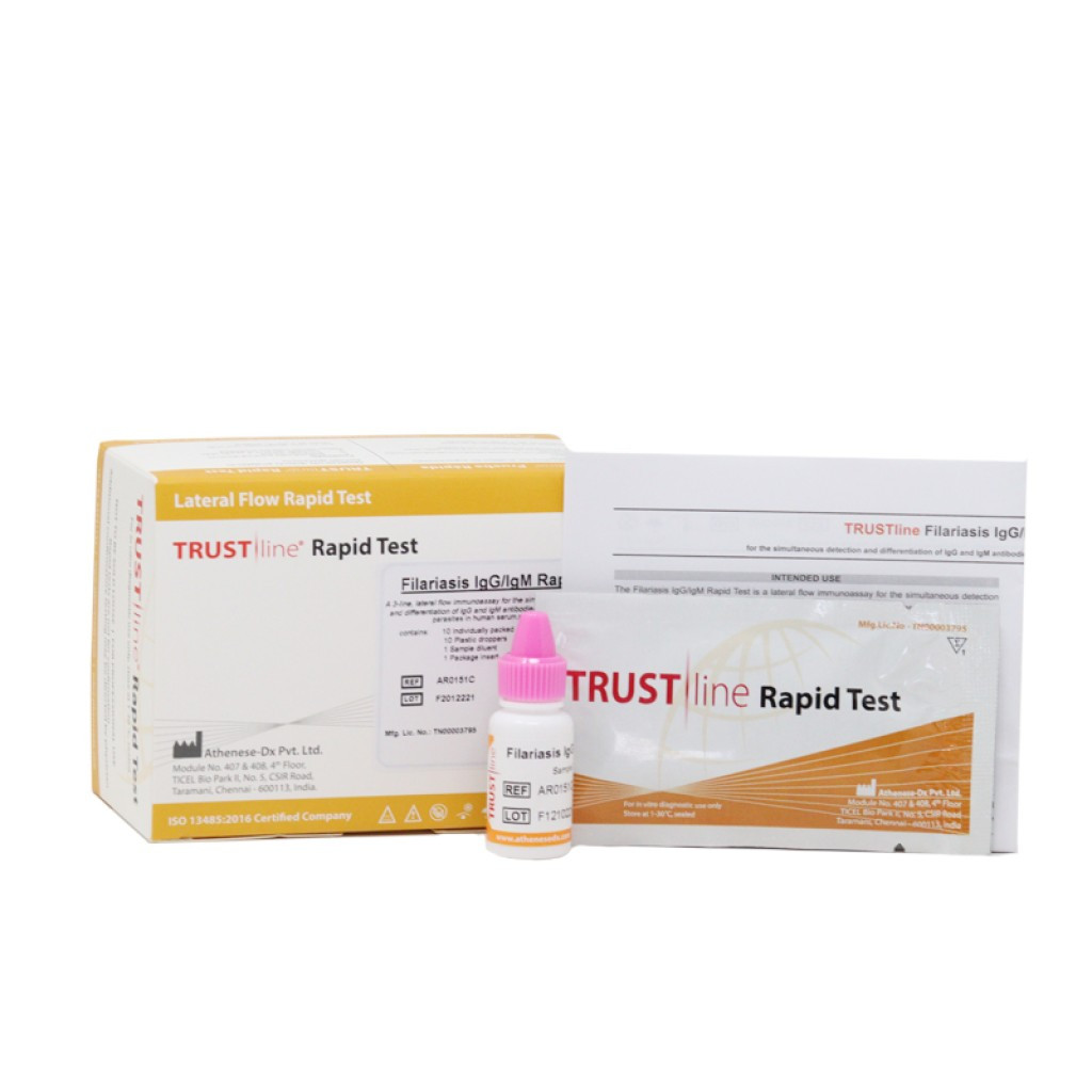 trustline Filariasis IgG/IgM Rapid Test