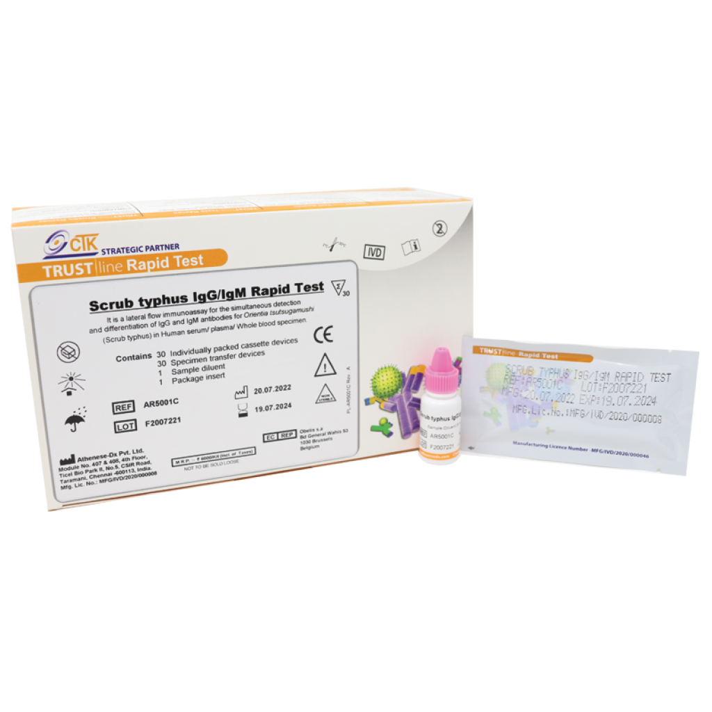 Trustline Scrub typhus IgG/IgM Rapid Test